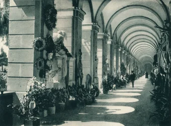 Monumentale Begraafplaats van Staglieno, Genua, Italië, 1927