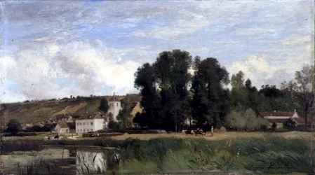 Aan de oevers van de Seine bij Levy