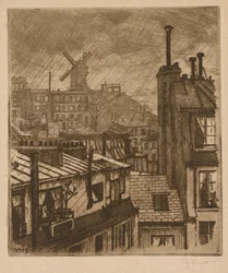 Montmartre, de Moulin de la Gallette
