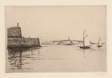 Saint-Malo gezien vanuit Dinard