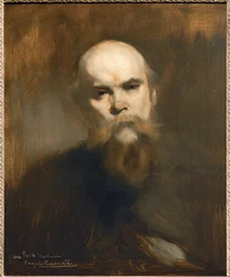 Paul Verlaine, dichter (olieverf op doek)