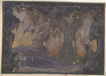 Ontwerp voor een decorontwerp bij de Opéra, Parijs, 1830-90