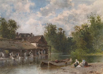 Les Lavandières Wasvrouwen, 1870-1880