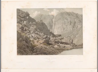 Wandelaars op de Furkapas