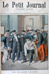Vaccinaties van de oude soldaten, Parijs, 1900