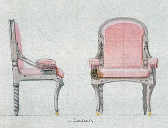Fauteuil voor de Gouden Kamer, Château d