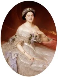 Portret van Mathilde Bonaparte