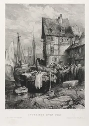 Zes Mariniers: Interieur van een Haven