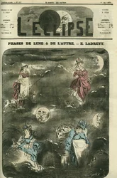 Maanfase & de andere, de 4 fasen van de maan die de 4 sociale categorieën van vrouwen vertegenwoordigen. Omslag in "L