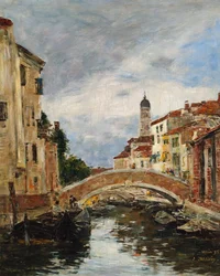 Een klein Venetiaans kanaal, 1895