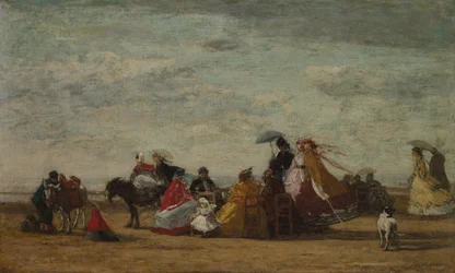 Strandscène, c. 1865-1867