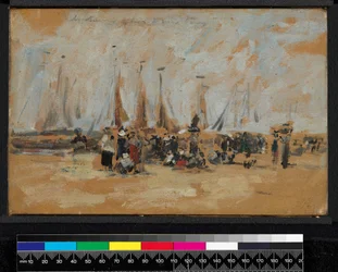 Strandscène, mogelijk Harfleur, 1888-1895