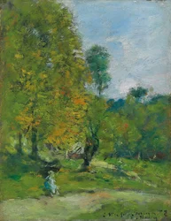 Tuin in Fervaques, 1872