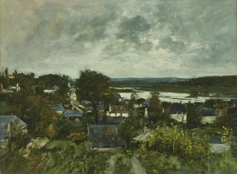La Touques bij Deauville, 1883
