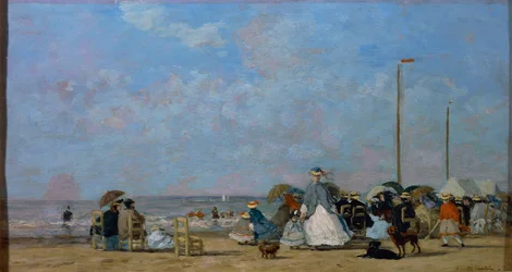 Op het strand van Trouville