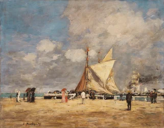 Op de Pier, Deauville, 1889