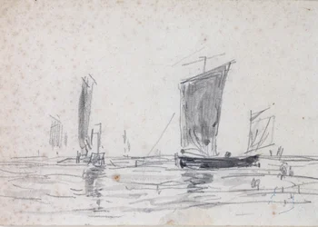 Zeilboten op zee