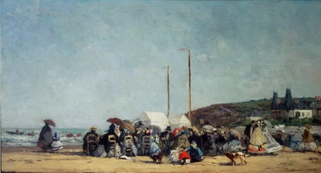 Het strand van Trouville