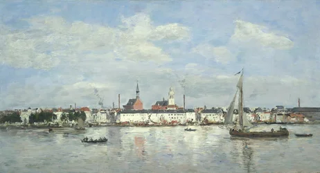 De kade in Antwerpen