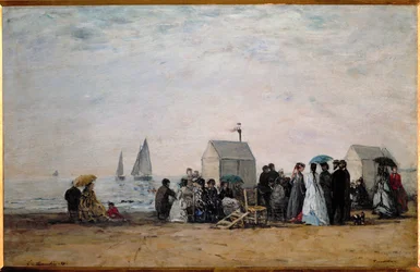 Het strand van Trouville