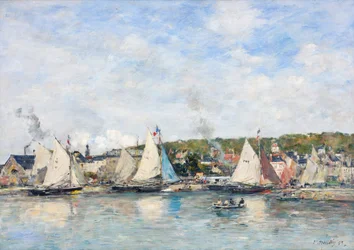 De haven van Trouville, 1893