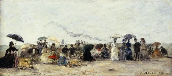 Trouville, strandscène