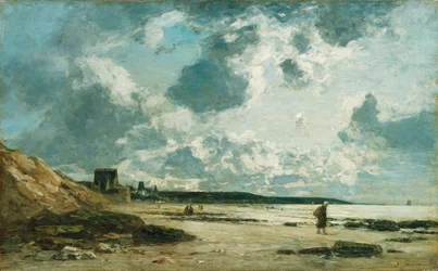 Trouville, de zwarte rotsen, ca. 1860-1865