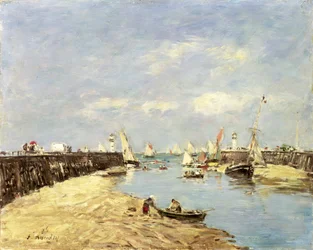 Trouville, de pier en het bassin, 1896