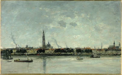 Zicht op Antwerpen