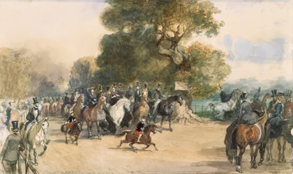 Scène in Hyde Park