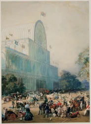 De inauguratie van het Crystal Palace, 1851