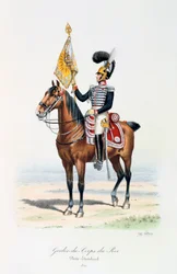 Gardes-du-Corps de Roi, Vaandeldrager