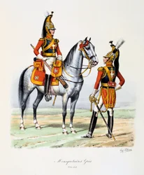 Mousquetaires Gris, 1814-15