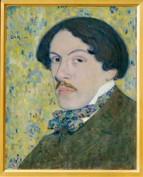 Portrait du peintre Leopold Gottlieb - Portret van de schilder Leopold Gottlieb ...