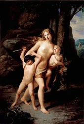 De kinderen van Eva, schilderij door Eugenio Agneni