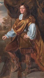 Portret van William Ashburnham (olieverf op papier)