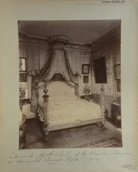 Slaapkamer van Cecile Sorel op 99 Avenue des Champs Elysees, 1910