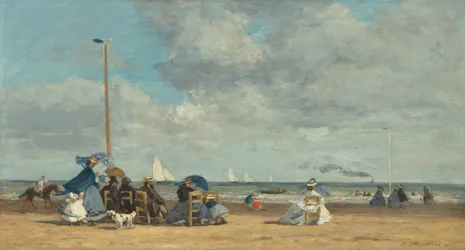 Strand bij Trouville