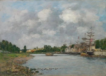 Uitzicht op de Haven van Saint-Valéry-sur-Somme