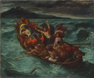 Christus slapend tijdens de storm