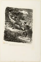 Faust en Mephistopheles in het Harzgebergte, uit Faust
