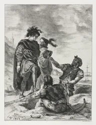 Hamlet: Hamlet en Horatio met de Grafdelvers