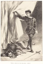 Hamlet en het Lichaam van Polonius Act III, Scene IV