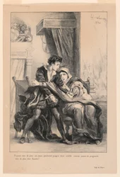 Illustratie voor Hamlet: Hamlet en de Koningin (III,4)