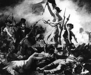 De vrijheid leidt het volk, 28 juli 1830
