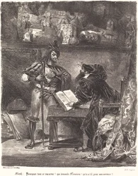 Mephisto verschijnt aan Faust