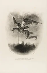 Mephistopheles Vliegend, uit Faust
