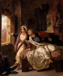 Rebecca en de Gewonde Ivanhoe, 1823