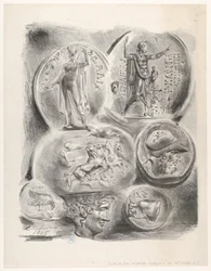 Studies van Zeven Griekse Munten
