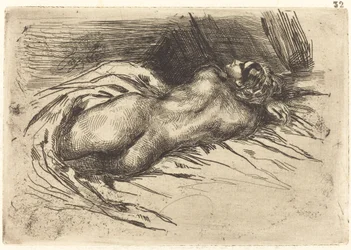 Studie van een Vrouw, Gezien van Achteren (detail)